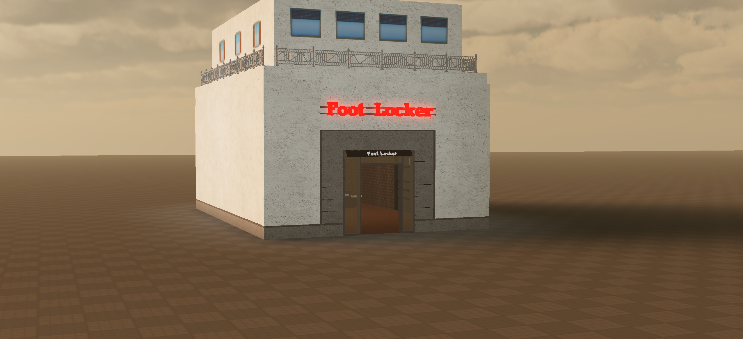 Roblox studio foot locker decoration build rp