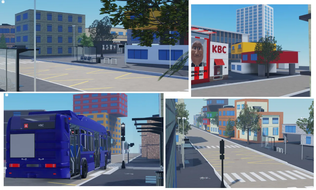 Roblox Studio jeu de bus, decoration rp, fast food